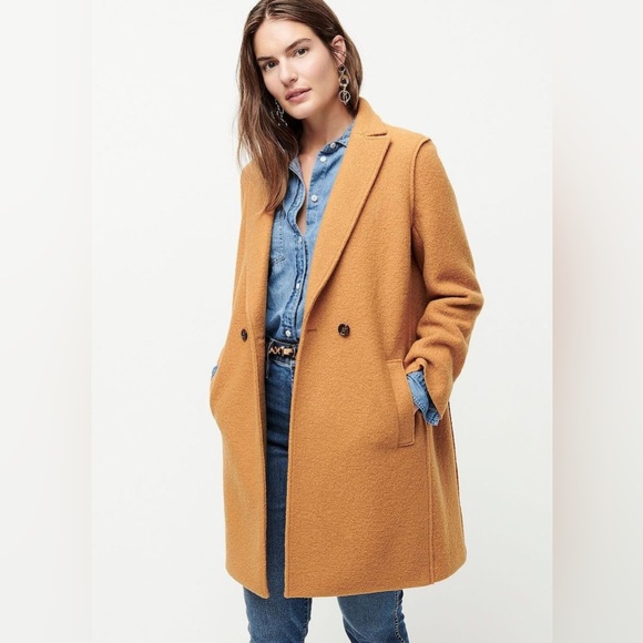 0 petite j. Crew Italian wool coat - Picture 1 of 5